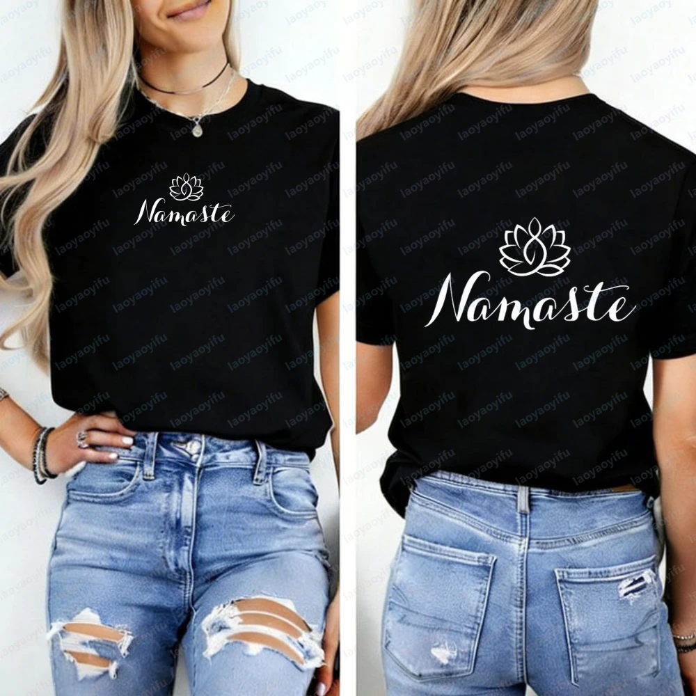 Pilates Yoga Gifts - تي شيرت ناماستي بتصميم يوجا وبيلاتس