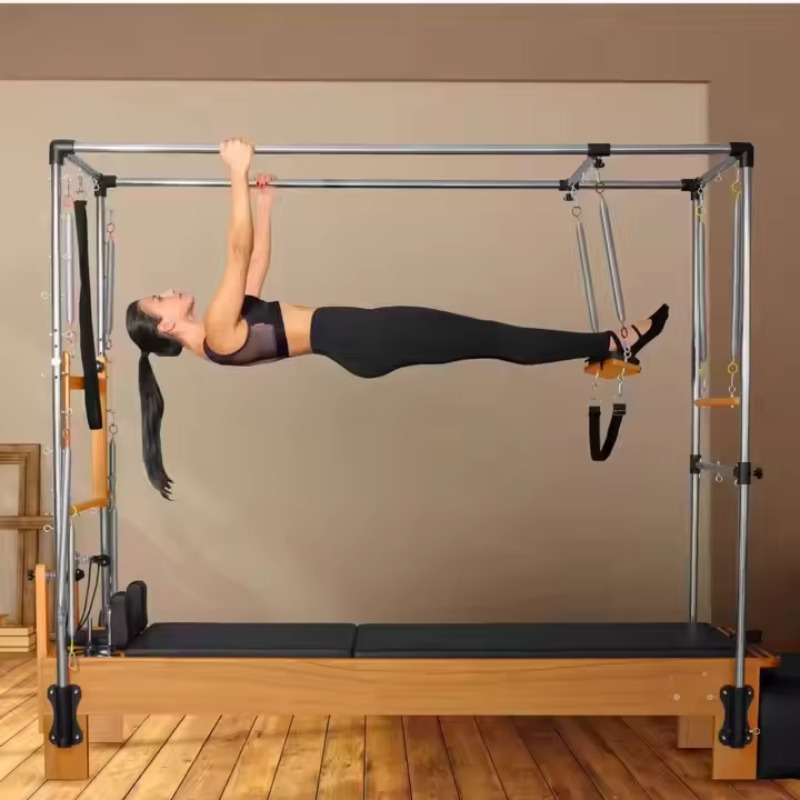 Pilates And Yoga Studio - YTYIN خشب القيقب الأبيض بيلاتيس المصلح