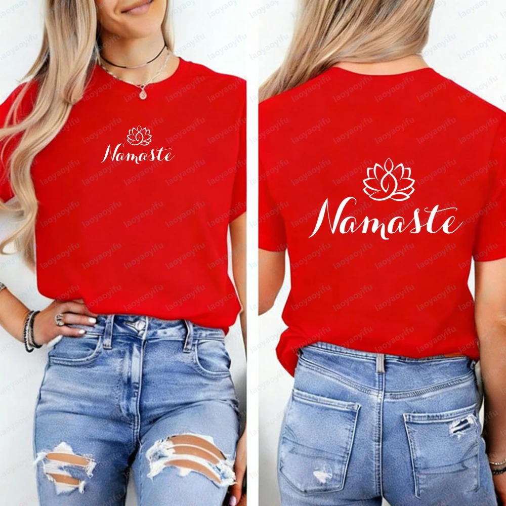 تي شيرت ناماستي بتصميم يوجا وب - مراجعة Pilates Yoga Gifts وسعره
