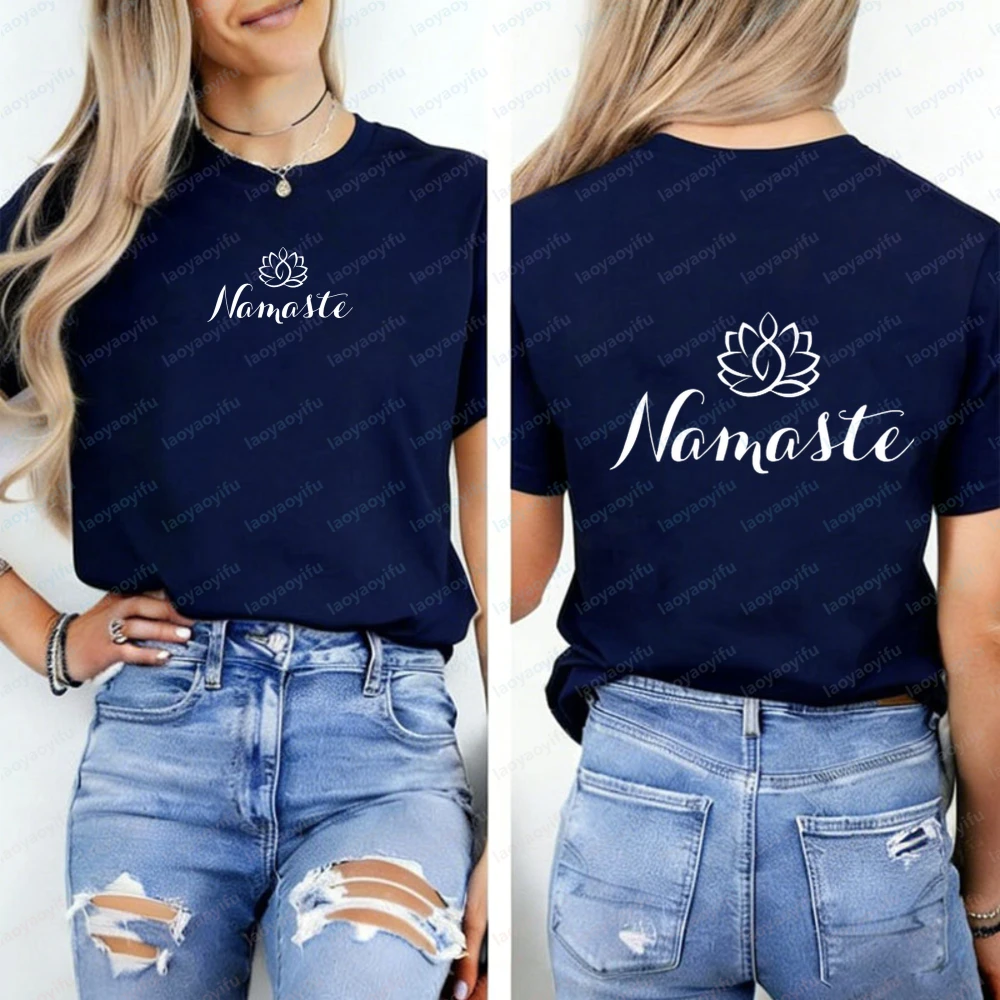 تي شيرت ناماستي بتصميم يوجا وب - مراجعة Pilates Yoga Gifts وسعره