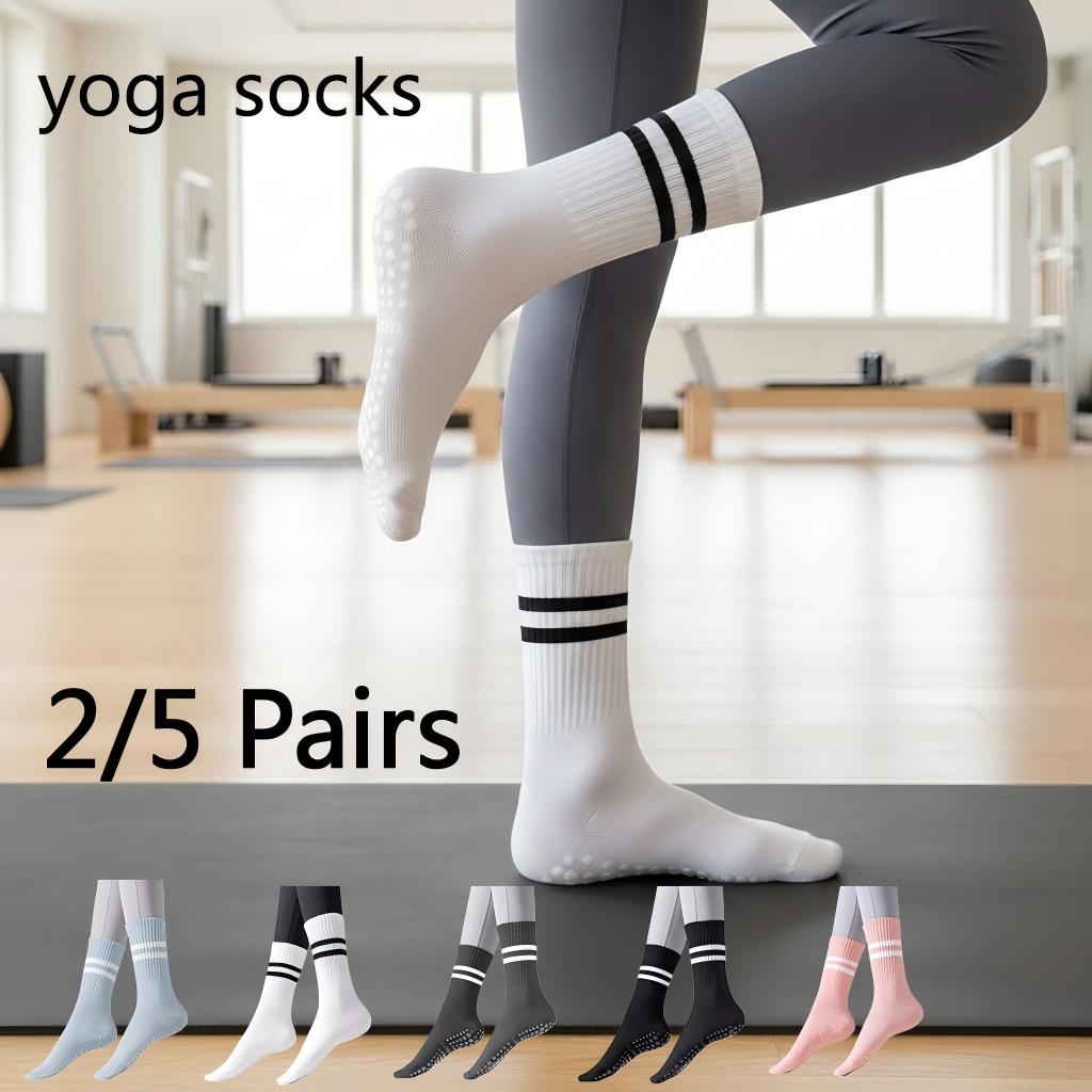 جوارب يوجا نسائية مضادة للانزل - مراجعة Pilates Yoga And Gym وسعره