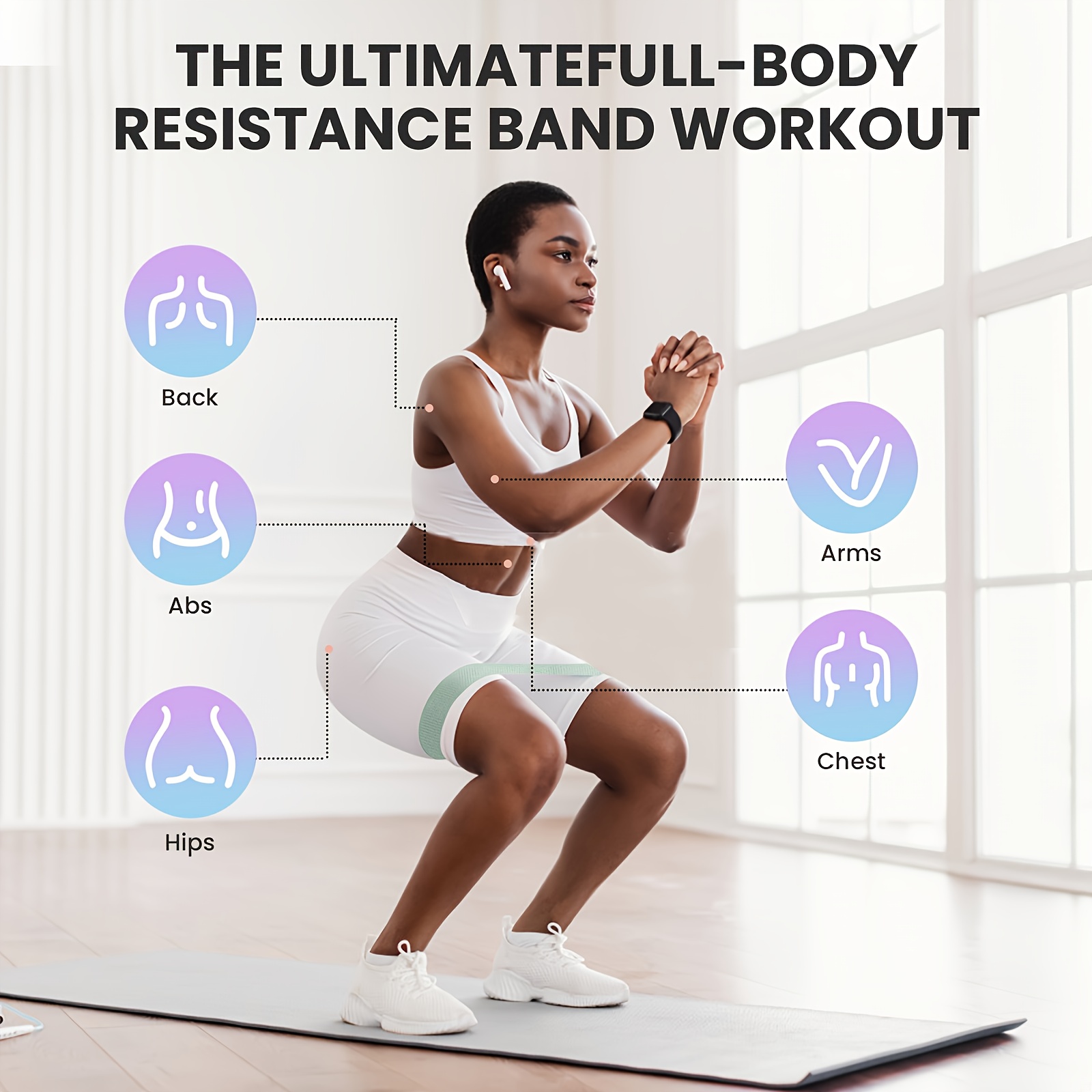 قطعة واحدة/4 قطع من أربطة مقاو - مراجعة Pilates And Yoga Studio وسعره