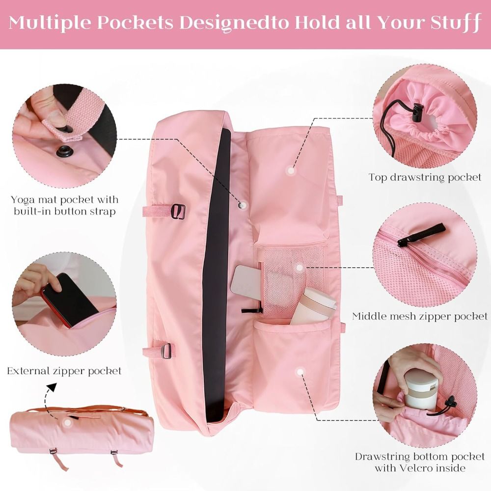 حقيبة جديدة مقاومة للماء لحمل  - مراجعة Yoga Mat Bag Carrier وسعره