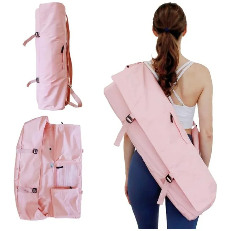 حقيبة بساط اليوجا مع جيب لزجاج - مراجعة Yoga Mat Bag Carrier وسعره