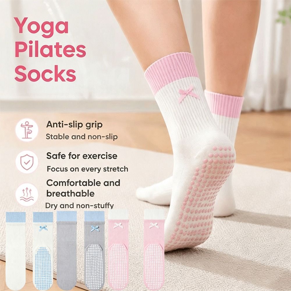 جوارب يوغا قطنية جديدة غير قاب - مراجعة Pilates Yoga Y Barre وسعره