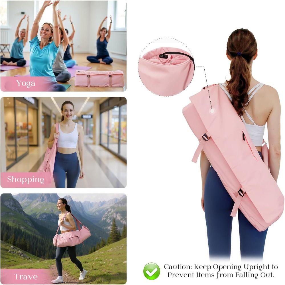 حقيبة حصيرة يوغا قابلة للغسل و - مراجعة Yoga Mat Bag Carrier وسعره