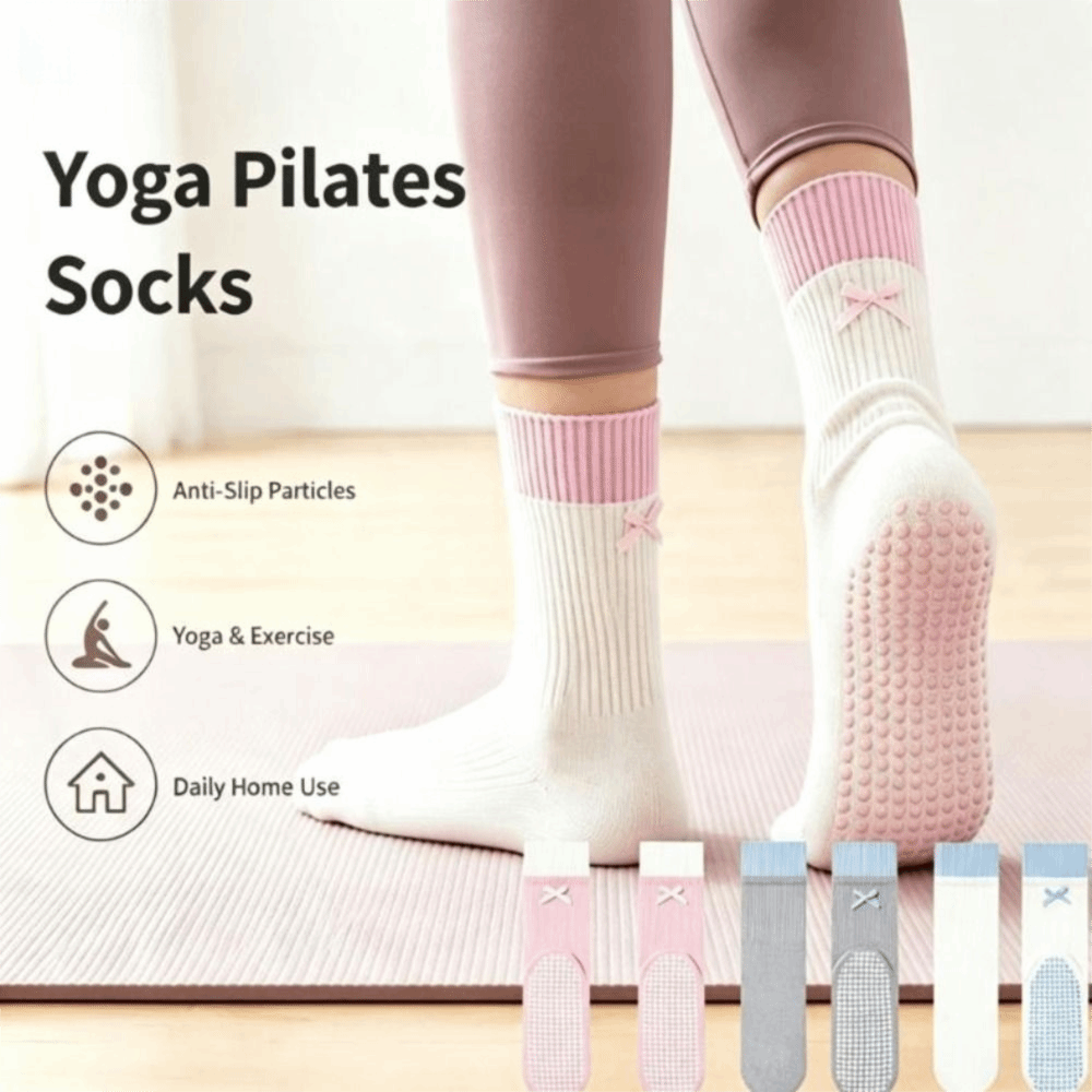 جوارب يوغا جديدة من القطن غير  - مراجعة Pilates Yoga Y Barre وسعره